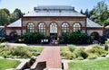 Biltmore Gardens Railway Exhibition.Outside of The Greenhouse. Biltmore Village, Asheville, USA. September 27, 2019.