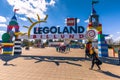 Bilund, Denmark - April 30, 2017: Entrance to Legoland, Bilund