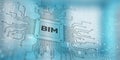 BIM Building Information Modeling Illustrated on a Processor Royalty Free Stock Photo