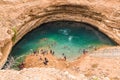 Bimmah sinkhole Royalty Free Stock Photo