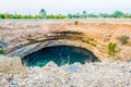 Bimmah sinkhole, Oman Royalty Free Stock Photo