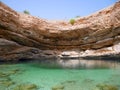 Bimmah sinkhole, Oman Royalty Free Stock Photo