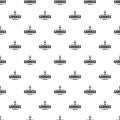 Bin trash garbage pattern vector seamless