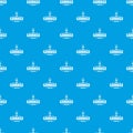 Bin trash garbage pattern vector seamless blue