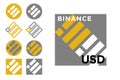 Binance USD computer vector logo text icon author\'s development