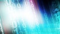 Artificial intelligence binary rectangles and white exploring abstract world of binary code, ai, and machine learning in digital