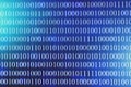 Binary code abstract background. Modern Technology internet communication and network data Royalty Free Stock Photo