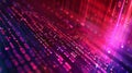 Binary code abstract background,Technology and digital concept, Generative AI illustrations Royalty Free Stock Photo