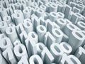 Binary code abstract 3d background Royalty Free Stock Photo