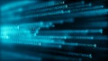 Binary code abstract technology background. Big data. Coding or hacker concept. Binary code. Computer techologies Royalty Free Stock Photo