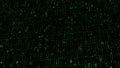 Binary code background. Big data and programming hacking, deep decryption and encryption, computer streaming numbers 1,0. Coding Royalty Free Stock Photo