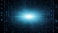 Binary Code Background. Cloud Computing, IOT And Artificial Intelligence AI Concept Royalty Free Stock Photo
