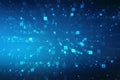 Binary Code Background, Digital Abstract technology background Royalty Free Stock Photo