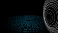 Binary Code Background, Digital Abstract technology background. Java, coding. Royalty Free Stock Photo