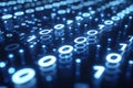 Binary Code Background Numbers, Data, Technology, Security, Programming, and Data Analysis Concepts Royalty Free Stock Photo