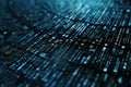 Binary code background. Programming and coding concept. Ai Generative Royalty Free Stock Photo