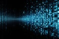 Binary code background. Programming and coding concept. Ai Generative Royalty Free Stock Photo