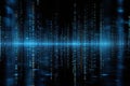Binary code background. Programming and coding concept. Ai Generative Royalty Free Stock Photo