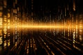 Binary code background. Programming and coding concept. Ai Generative Royalty Free Stock Photo