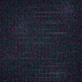 Binary code background. Programming code. Dark net or big data theme. Digital web technology.Bright neon colors matrix backdrop Royalty Free Stock Photo
