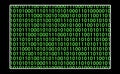 Binary code.Binary code background.Binary system.Green binary code.Coding.Data.Data storage.Binary system.Computer science.Data fi Royalty Free Stock Photo