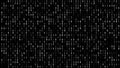 Cyber crime binary code on black backdrop with technology background and digital security for data transmission and online Royalty Free Stock Photo