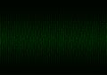 Binary code black and green background. Royalty Free Stock Photo