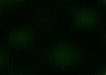 Binary code black and green background. Royalty Free Stock Photo