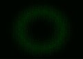 Binary code black and green background. Royalty Free Stock Photo