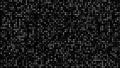 Binary code on black texture of technology science and cyber crime encoded in digital technology programming, cyber security Royalty Free Stock Photo