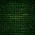 Binary code bright green background. Programming code. Big data concept. Digital technology vector illustration.Vector template Royalty Free Stock Photo