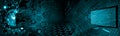 Binary Code computer Background, polygon data security or protection Abstract technology background. Java, coding. Royalty Free Stock Photo