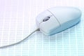 Binary code and computer mouse Royalty Free Stock Photo