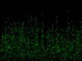 Binary code cyber monday sale background. Royalty Free Stock Photo