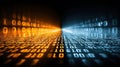 Binary Code Data Stream Abstract Technology Background Royalty Free Stock Photo