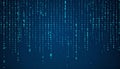 Binary Code Data Stream Background Royalty Free Stock Photo