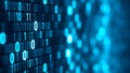 Binary code data stream Royalty Free Stock Photo
