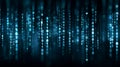 Binary code digital abstract blue technology matrix background data futuristic binary code digital abstract blue technology Royalty Free Stock Photo