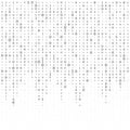 Abstract Matrix Background. Binary Computer Code. Coding. Hacker concept. Vector Background Illustration Royalty Free Stock Photo
