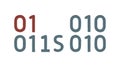 Binary Code Digits Icon, Programming, Digital Data, Technology, vector design Generative AI Royalty Free Stock Photo
