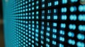 Binary Code Display Digital Information Screen with Data Streaming and Technology Concept Royalty Free Stock Photo