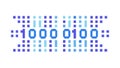 Binary Code Display Vector Design, vector design Generative AI Royalty Free Stock Photo