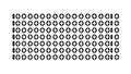 Binary Code Dot Pattern for Digital and Tech Backgrounds, vector design Generative AI Royalty Free Stock Photo