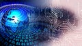 Binary Code global Background with global marketing , Digital Abstract technology background. Java, coding. Royalty Free Stock Photo