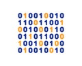 Binary code line icon. Computer machine code sign. Vector Royalty Free Stock Photo