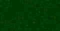 Binary code matrix green background technology. Digital matrix cyber encryption hacker programming computer data Royalty Free Stock Photo