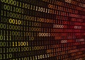 Binary code numbers for computer background