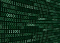Binary code numbers for computer background