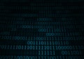 Binary code numbers for computer background Royalty Free Stock Photo