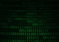 Binary code numbers for computer background Royalty Free Stock Photo